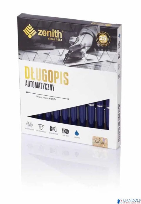 Długopis automatyczny Zenith 7 granatowy, (10szt) 4071002 Długopis automatyczny Zenith 7 granatowy, (10szt) 4071002