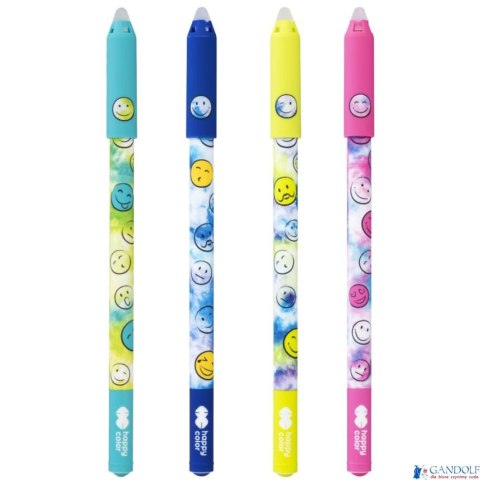 Długopis wymazywalny SMILE, 0.5mm, niebieski,_ Happy Color HA 4120 01SM-3