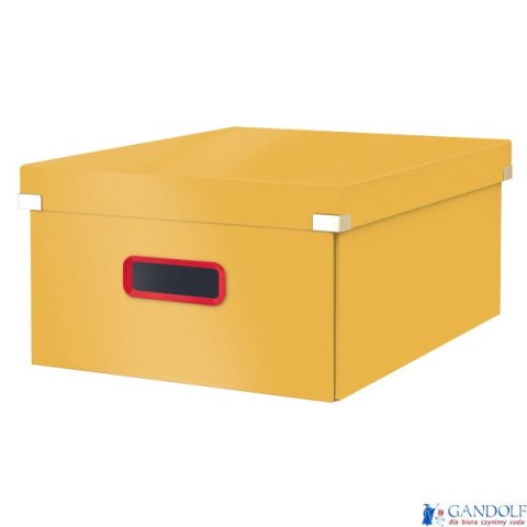 Pudełko do przechowywania Leitz C&S Cosy, duże, żółte, 53490019