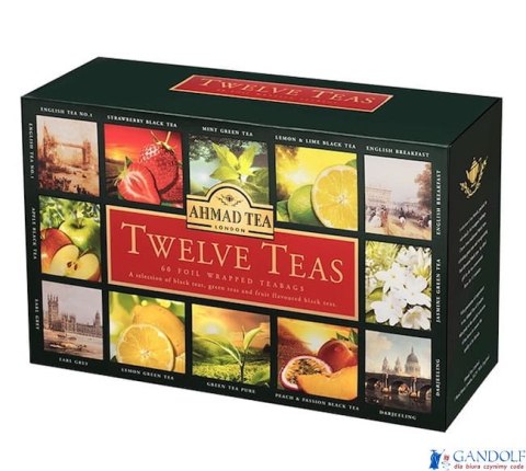 Herbata AHMAD TEA TWELVE TEAS mix 12x5 kopert Herbata AHMAD TEA TWELVE TEAS mix 12x5 kopert