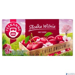 Herbata TEEKANNE SWEET CHERRY słodka wiśnia 20t owocowa
