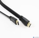 Kabel HDMI OMEGA 3m v.1.4 FLAT 4K RESOLUTION SUPPORTED czarny OCHF34