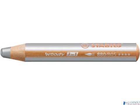 Kredka WOODY srebrna 880/805 STABILO