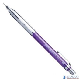 Ołówek automatyczny Pentel 0,5 mm GRAPHGEAR 300 transparentny fioletowy PG315-TVX