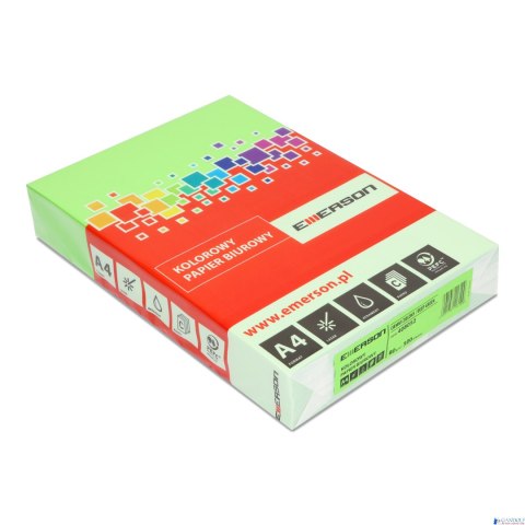 Papier xero A4 80g ciemno zielony xem408052 EMERSON