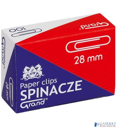 Spinacz R-28 mm GRAND 1op x 100sztuk 110-1381