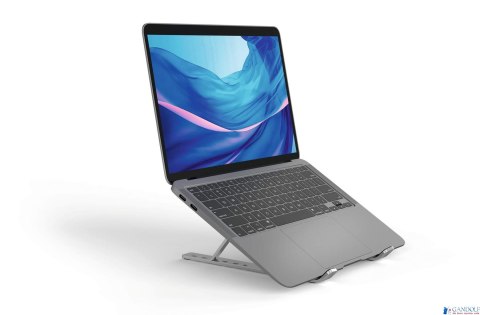 Stojak na laptopa FOLD srebrny regulowany uchwyt 505123 DURABLE