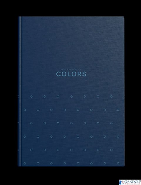 Brulnion TOP COLORS szyty A5 96K 70G kratka niebieski 400169200 Top 2000