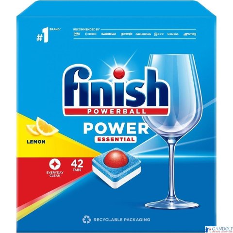 FINISH Tabletki do zmywarki POWER Essential Regularny 42 szt. 11353 FINISH Tabletki do zmywarki POWER Essential Regularny 42 szt. 11353