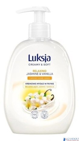 LUKSJA Mydło w płynie z dozownikiem 500 ml Jaśmin & Vanilia 8919