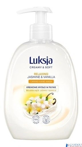 LUKSJA Mydło w płynie z dozownikiem 500 ml Jaśmin & Vanilia 8919 LUKSJA Mydło w płynie z dozownikiem 500 ml Jaśmin & Vanilia 8919