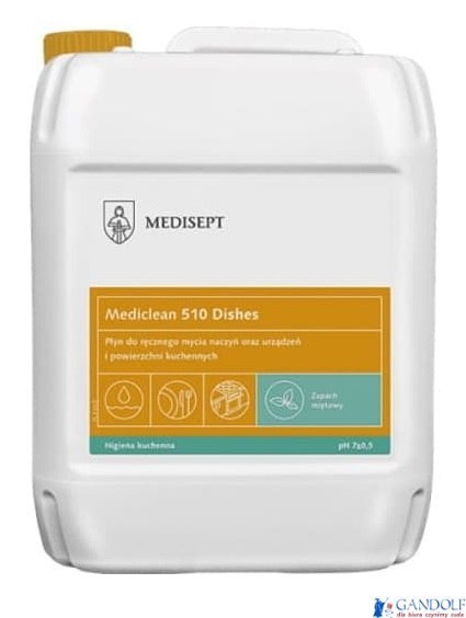 MEDISEPT 550 dishes nabłyszczacz do naczyń 5l MEDICLEAN SSE-GOT-MC550-5L