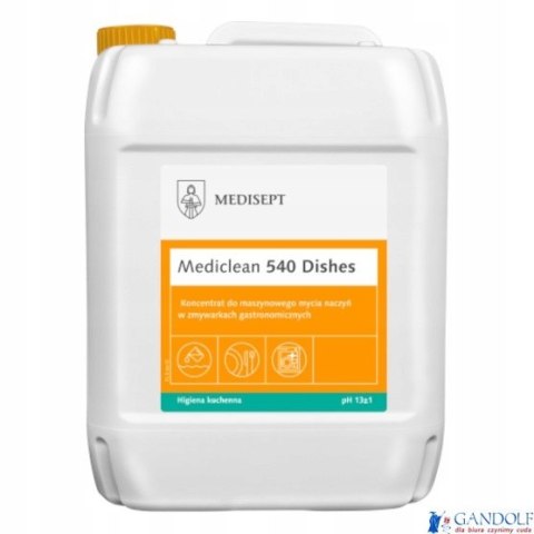 MEDISEPT MC 540 Płyn 10l do maszynowego mycia naczyń w zmywarkach gastronomicznych MEDISEPT MC 540 Płyn 10l do maszynowego mycia naczyń w zmywarkach gastronomicznych