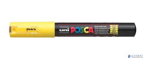 Marker z tuszem pigmentowym PC-1M żółty POSCA UNPC1M/DZO