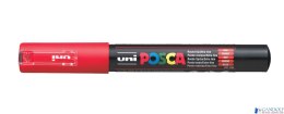 Marker z tuszem pigmentowym PC-1M czerwony POSCA UNPC1M/DCE