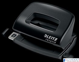 Mini dziurkacz Leitz NeXXt Recycle 10k, czarny 50100095