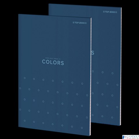 Notatnik TOPCOLORS KLE A4 50K 70G kratka niebieski 400169241 Top 2000