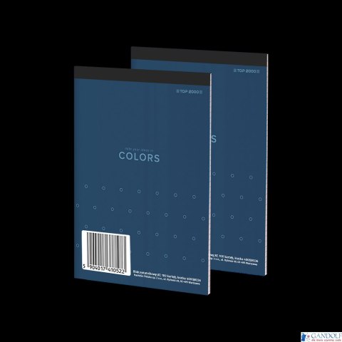 Notatnik TOPCOLORS ZSZ A7 100K 70G kratka MPRF niebieski 400169236 Top 2000