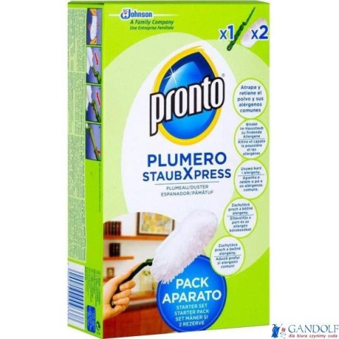 PRONTO DUSTER do usuwania kurzu (1 miotełka + 2 wkłady) 09338