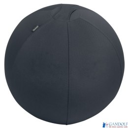 Piłka do siedzenia Leitz Ergo, 55cm, z zabezpieczeniem przed niekontrolowanym toczeniem się, ciemnoszara 65410089