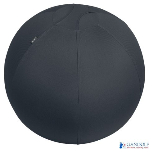 Piłka do siedzenia Leitz Ergo, 65cm, z zabezpieczeniem przed niekontrolowanym toczeniem się, ciemnoszara 65420089