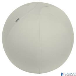 Piłka do siedzenia Leitz Ergo, 65cm, z zabezpieczeniem przed niekontrolowanym toczeniem się, jasnoszara 65420085