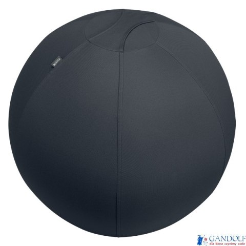 Piłka do siedzenia Leitz Ergo, 75cm, z zabezpieczeniem przed niekontrolowanym toczeniem się, ciemnoszara 65430089