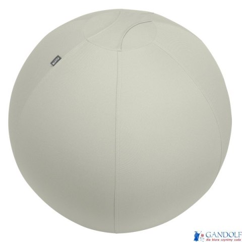 Piłka do siedzenia Leitz Ergo, 75cm, z zabezpieczeniem przed niekontrolowanym toczeniem się, jasnoszara 65430085