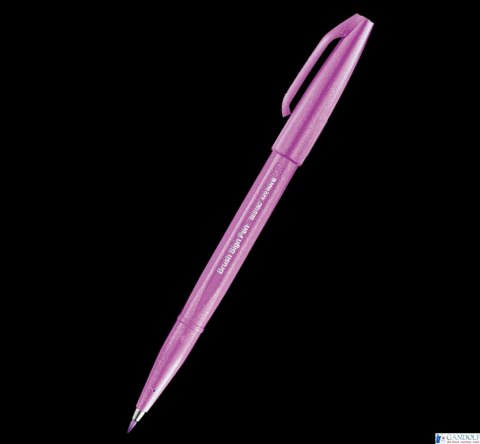 Pisak pędzelkowy do kaligrafii purpurowy SES15C-P2X PENTEL SALE