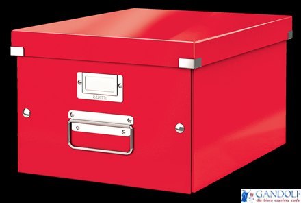 Pudło uniwersalne Leitz C&S A4 WOW, czerwone 60440026