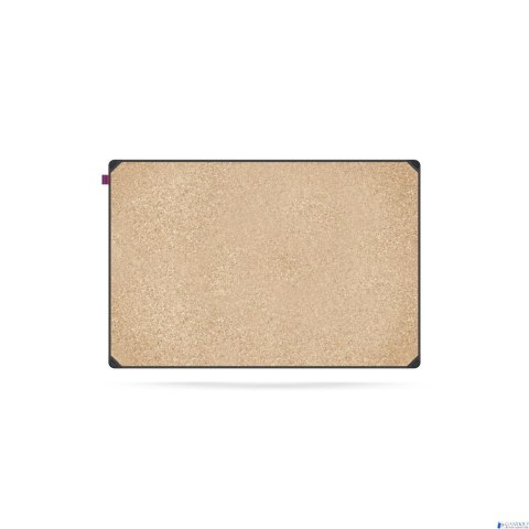 Tablica korkowa MEMOBE IDEA, rama aluminiowa EDGE, 90X60 CM MITC090060.00.60.51