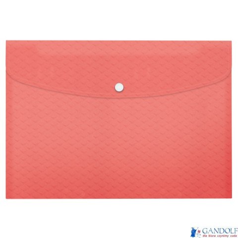 Teczka kopertowa Esselte Colour"Breeze, koralowa, 3 sztuki 628489