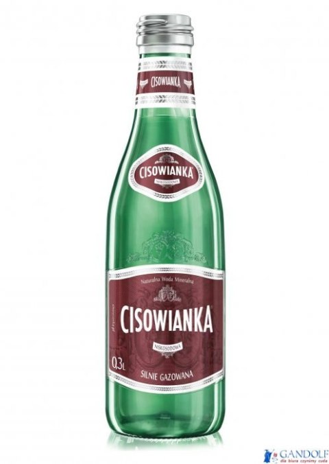 Woda CISOWIANKA 0.3l Silny Gaz szkło karton 24 szt Woda CISOWIANKA 0.3l Silny Gaz szkło karton 24 szt