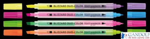 Zakreślacze tekstu BLIZZARD DUO-COLOR zielono-różowy TO-337 Toma Zakreślacze tekstu BLIZZARD DUO-COLOR zielono-różowy TO-337 Toma