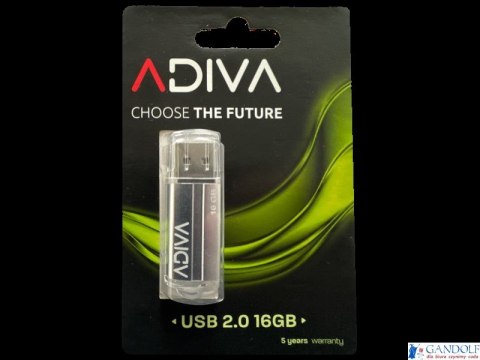 Pamięć Pendrive ADIVA 16GB srebrna USB 2.0