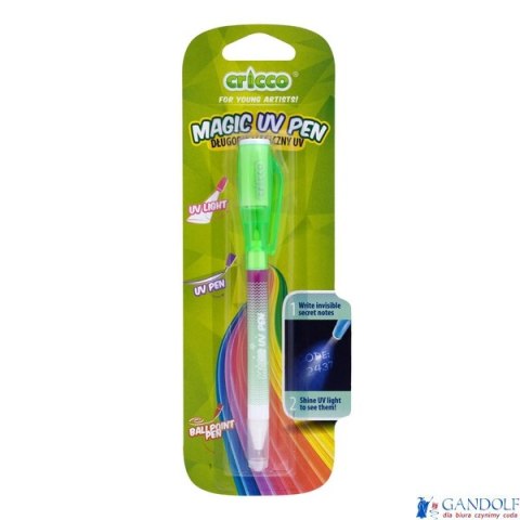 Długopis magiczny CRICCO INVISIBLE UV1 BLISTER CR275