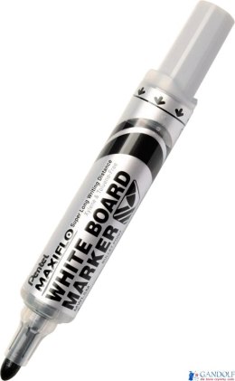Marker do tablic suchościeralny gruby Maxiflo Pentel MWL5W czarny MWL5W-AX suchościeralny .