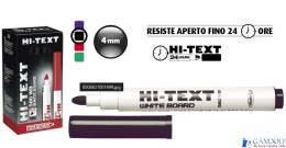 Marker Suchościeralny Do Tablic Hi Text 580 Fibracolor (25szt.) Czarny FIBRACOLOR SALE