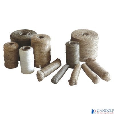 Nici lniane szare DRATWA 100g 120m sznurek Nici lniane szare DRATWA 100g 120m sznurek