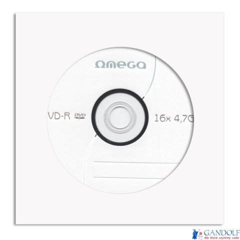 Płyta OMEGA DVD+R 4,7GB 16X KOPERTA (1) OMD16K1+