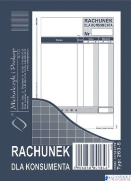 263-5 Rachunek dla konsumenta A6 offset MICHALCZYK&PROKOP (X)