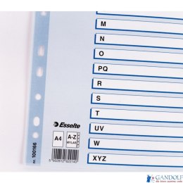 Przekładki kartonowe MYLAR A4 A-Z 100166 białe ESSELTE