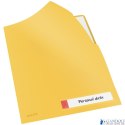Folder A4 z kieszonką na etykietę Leitz Cosy, żółta 47080019