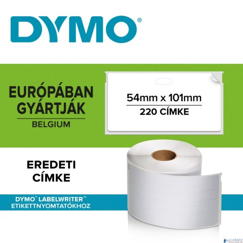 Identyfikator transportowy imienny - 101 x 54 mm, biały DYMO S0722430 Identyfikator transportowy imienny - 101 x 54 mm, biały DYMO S0722430