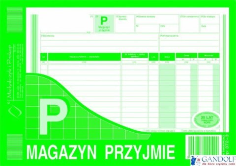 372-3 P magazyn przyjmie MICHALCZYK&PROKOP A5 80 kartek 372-3 P magazyn przyjmie MICHALCZYK&PROKOP A5 80 kartek