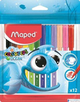 Flamastry COLORPEPS OCEAN 12 kolorów ETUI 845720 MAPED