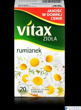 Herbata VITAX RUMIANEK 20t *1,5g ziołowa bez zawieszki