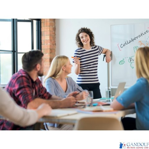 Mobilna tablica ze stali lakierowanej NOBO Classic 150x120 1901031