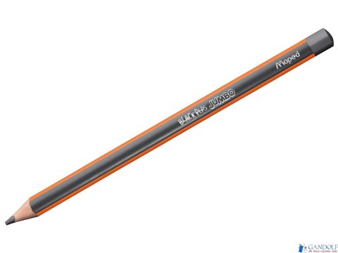 Ołówek z gumką BLACKPEPS JUMBO HB 854721 MAPED Ołówek z gumką BLACKPEPS JUMBO HB 854721 MAPED