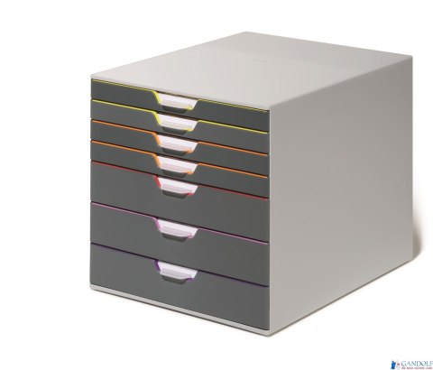 Pojemnik VARICOLOR z 7 szufladkami DURABLE 7607-27 Pojemnik VARICOLOR z 7 szufladkami DURABLE 7607-27